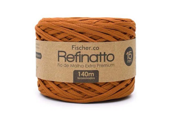 FIO DE MALHA REFINATTO FISCHER 15MM TERRACOTA