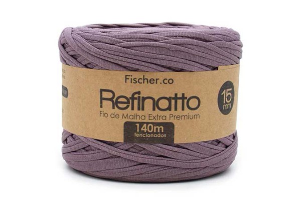 FIO DE MALHA REFINATTO FISCHER 15MM MALBEC