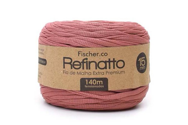 FIO DE MALHA REFINATTO FISCHER 15MM HIBISCO