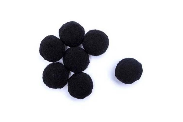 POM POM 20MM COM 100 UNIDADES PRETO 