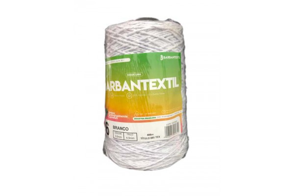 BARBANTEXTIL ARTESANAL 4/6 406M 400G BRANCO