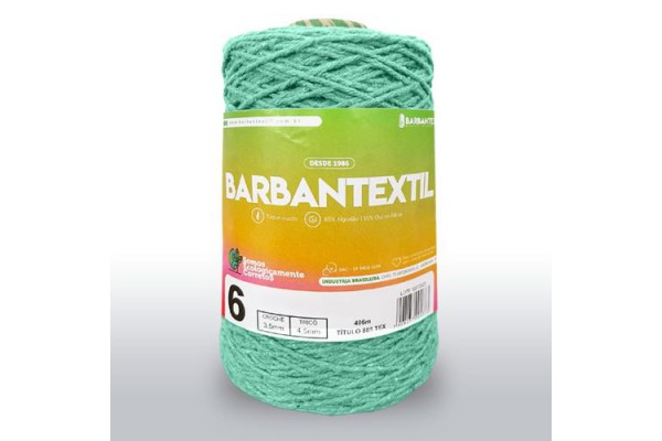 BARBANTEXTIL ARTESANAL 4/6 406M 400G VERDE BEBE