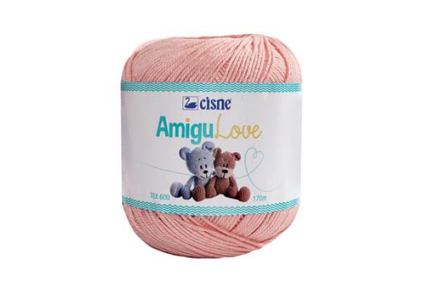 LINHA AMIGULOVE CISNE 170M 100G ROSA