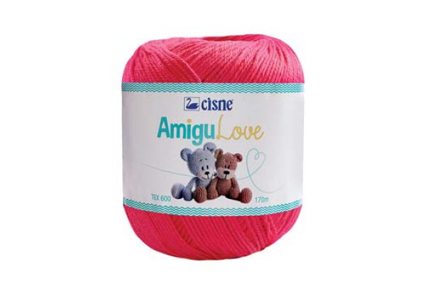 LINHA AMIGULOVE CISNE 170M 100G ROSA