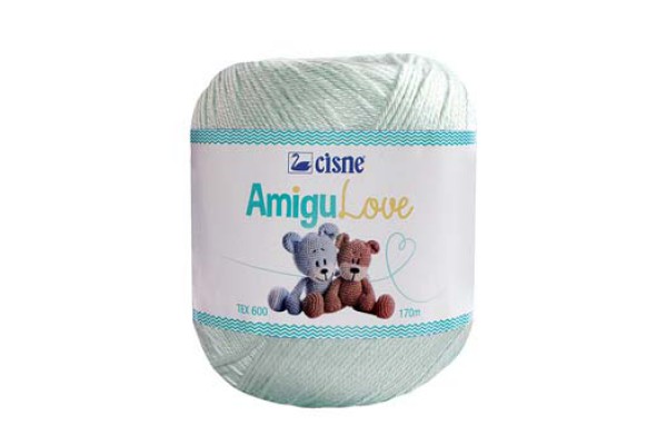 LINHA AMIGULOVE CISNE 170M 100G MENTA