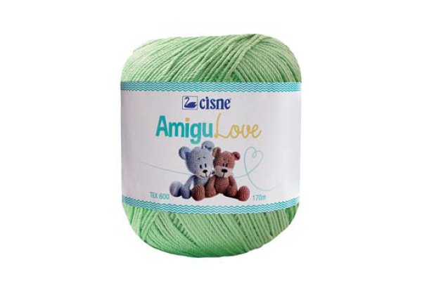 LINHA AMIGULOVE CISNE 170M 100G VERDE ALEGRE