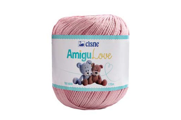 LINHA AMIGULOVE CISNE 170M 100G SALMAO