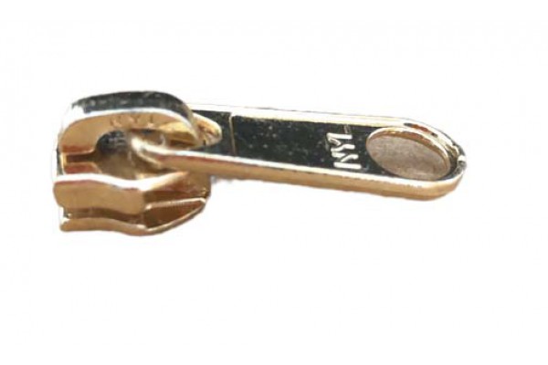 PUXADOR CURSOR PARA ZIPER OURO 10MM