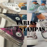 APLIQUE DE COSTURA COM ESTAMPAS DIVERSAS