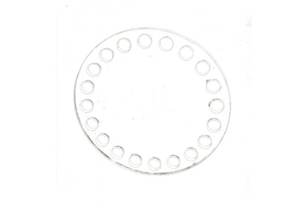 BASE ACRILICA 3MM REDONDA PARA CROCHE 10X10