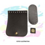 KIT PARA BOLSA MINI COM ABA E FUNDO OURO VELHO CAFE