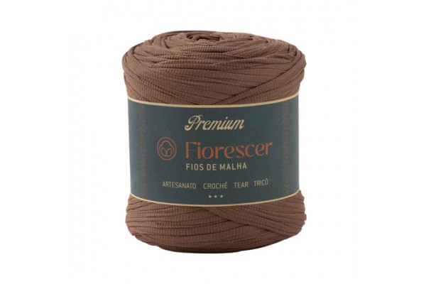 FIO DE MALHA PREMIUM 28MM 140M FIORESCER MARROM CHOCOLATE