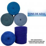 FIO DE MALHA RESIDUAL FIORESCER 1KG TONS DE AZUL