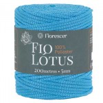 FIO DE POLIESTER LOTUS FIORESCER 5MM AZUL CEU