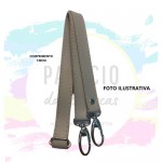 ALCA TRANSVERSAL 2X130CM NIQUELADA BEGE CLARO