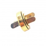 BOTAO MAGNETICO COM GARRA 18MM COM 1PC DOURADO