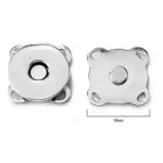 BOTAO MAGNETICO 18MM PARA COSTURA NIQUELADO 1 PECA