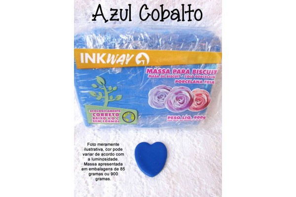 MASSA PARA BISCUIT 85G INKWAY AZUL COBALTO