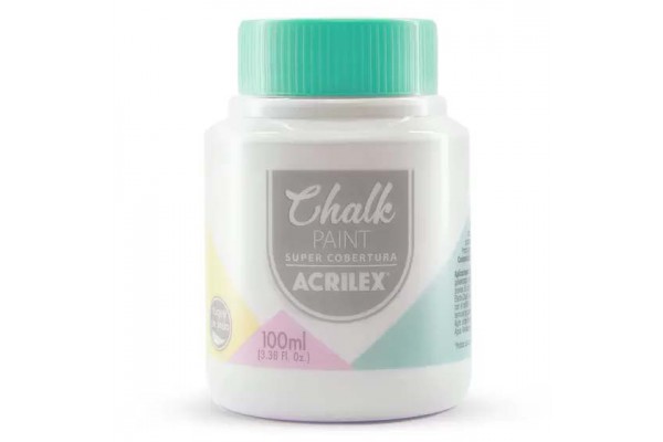 TINTA CHALK PAINT ACRILEX 100ML BRANCO